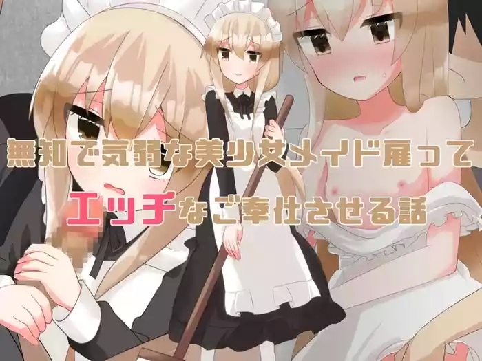 muchi de kiyowa na bishoujo maid yatotte ecchi na gohoushi saseru hanashi cover